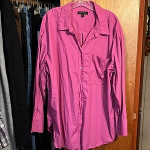 Women’s Pink Button-Up Shirt